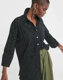 Broderie Long Sleeve Shirt