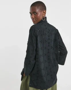 Broderie Long Sleeve Shirt