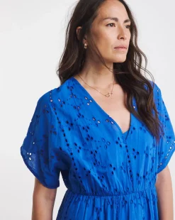 Broderie Smock Dress