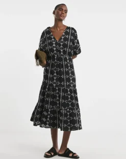 Broderie Smock Dress