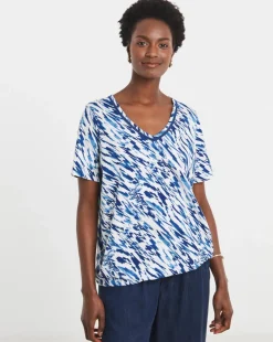 Bubble Hem Sleeve Top