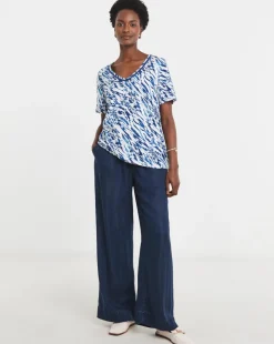 Bubble Hem Sleeve Top