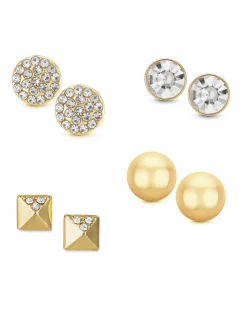 Buckey 4 Pack Gold Earring Set
