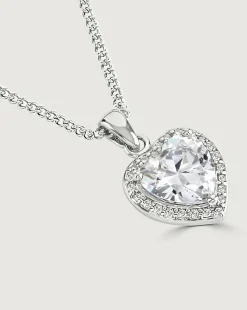 Buckey Clear Heart Pendant