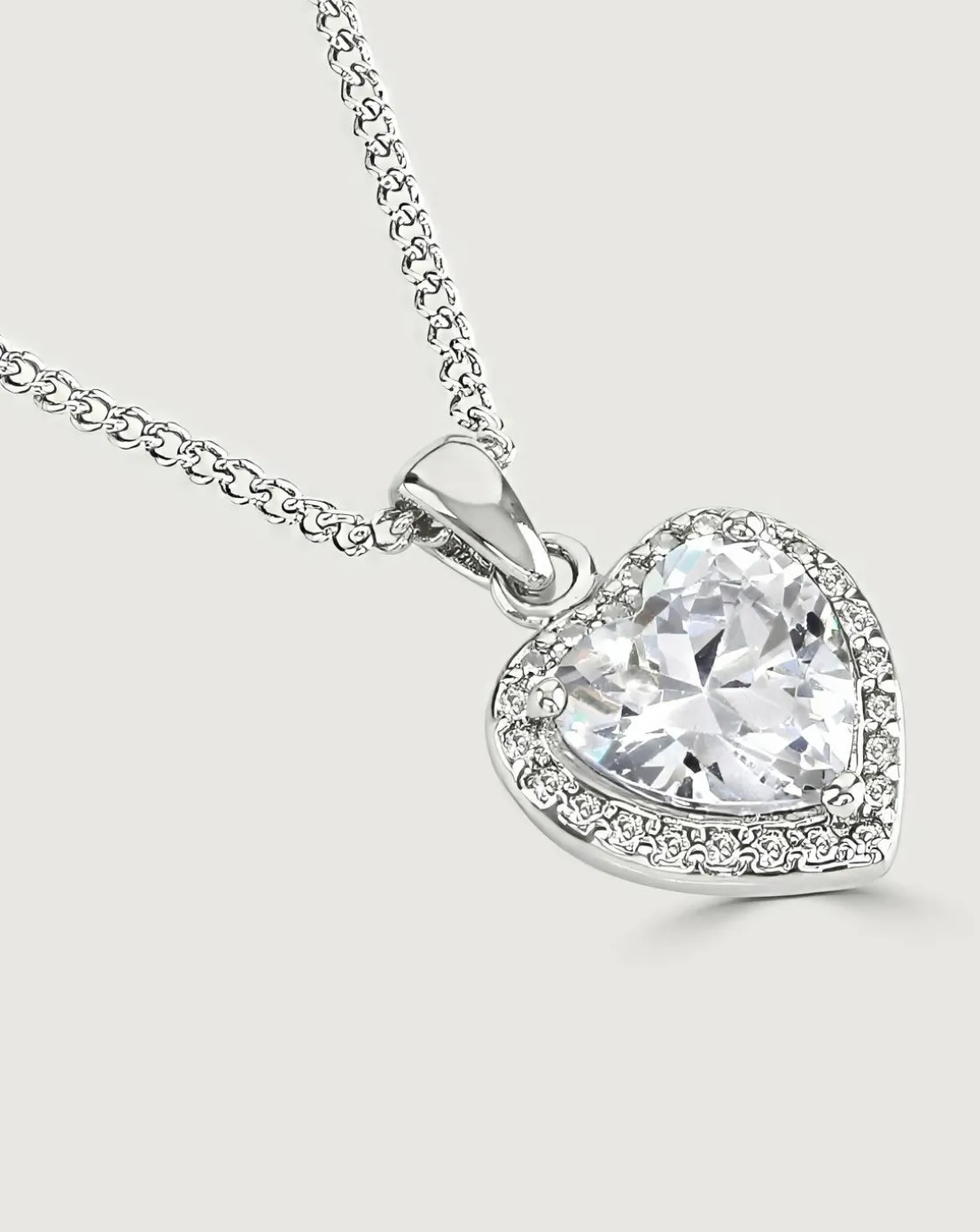 Buckey Clear Heart Pendant