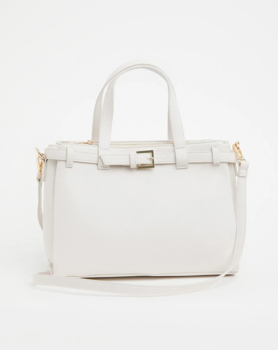 Buckle Detail Mini Tote Bag