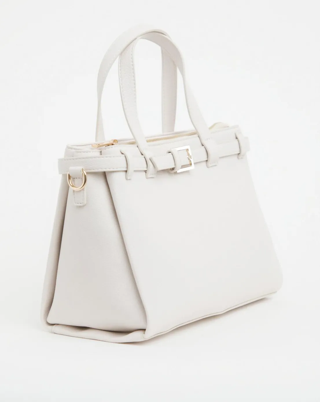 Buckle Detail Mini Tote Bag