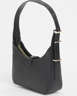 Buckle Detail Shoulder Bag