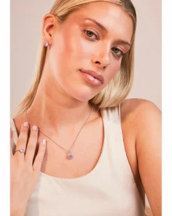 Buckley London The Carat Collection- Pink Halo Ring