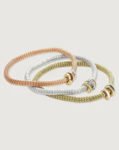 Buckley Set of 3 Mesh Bracelets