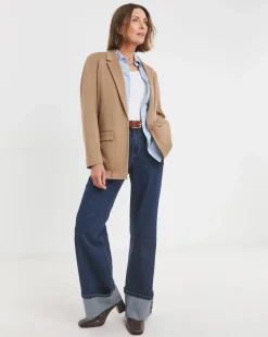 Camel Ponte Edge to Edge Blazer