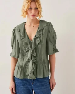 Celeste Ruffle Top