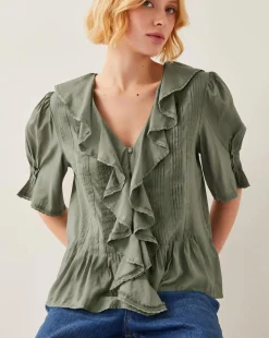 Celeste Ruffle Top