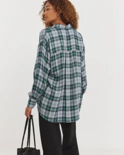 Check Oversized Shirt