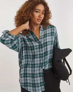 Check Oversized Shirt