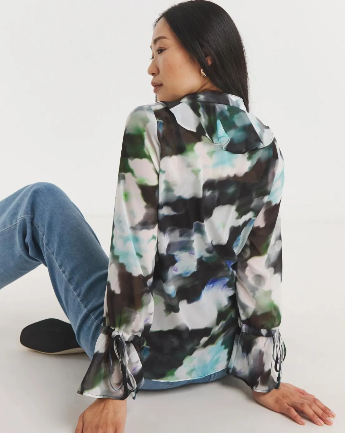 Chiffon Romantic Ruffle Blouse