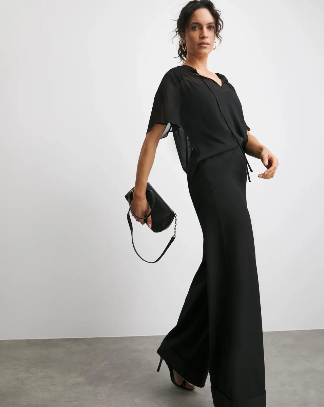 Chiffon Short Sleeve BLouse