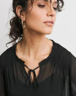 Chiffon Short Sleeve BLouse