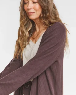 Chocolate Soft Touch Cardigan