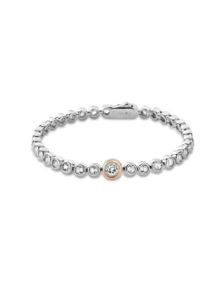 Clogau Celebration Sterling Silver Tennis Bracelet with Topaz
