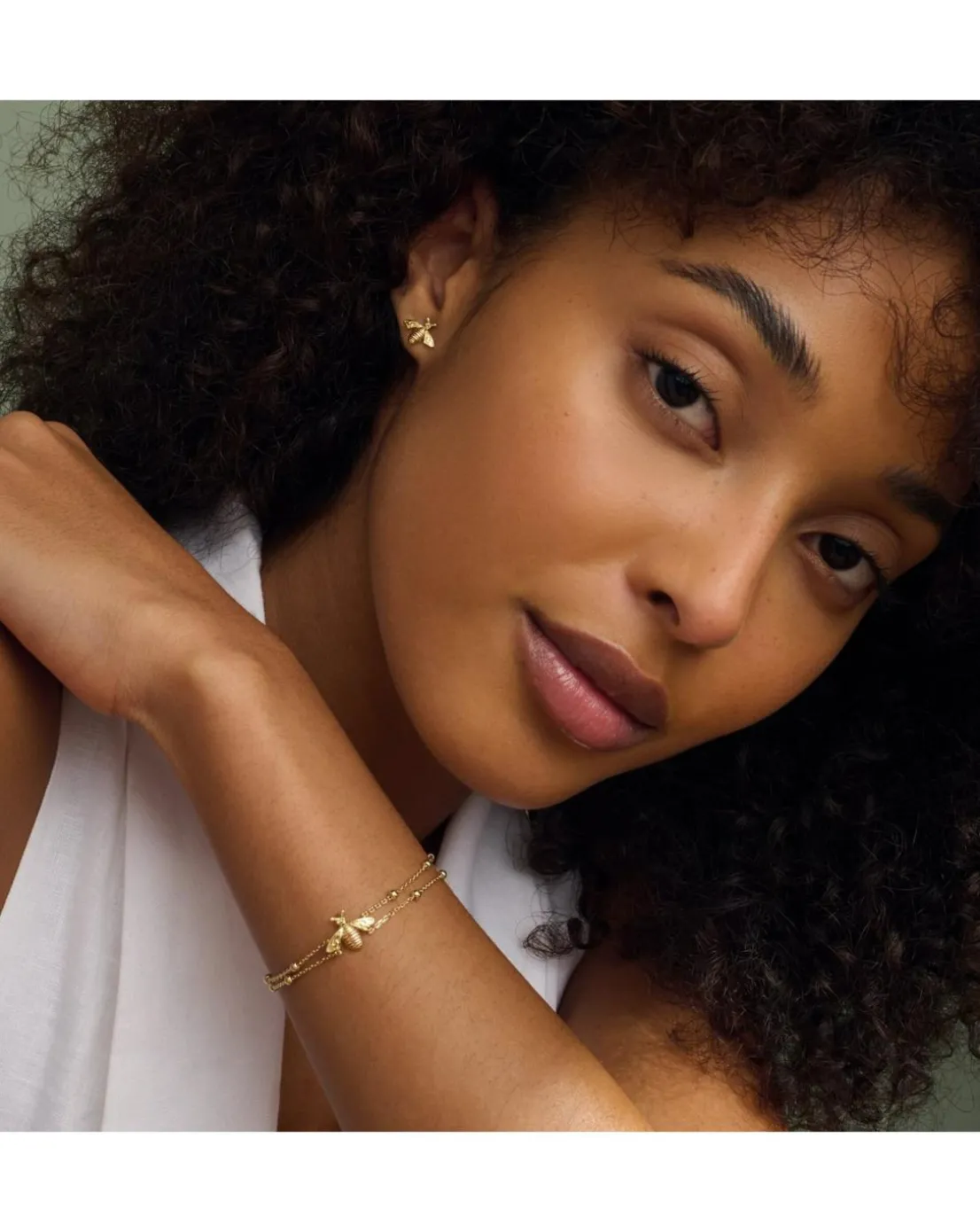 Clogau Honey Bee Gold Double-Chain Bracelet