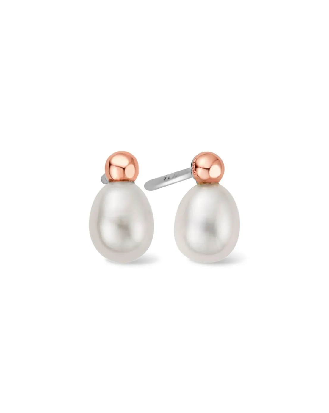 Clogau Nature's Wonder Sterling Silver Beachcomber Stud Earrings with Pearls