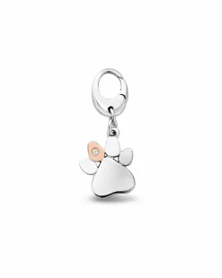 Clogau Sterling Silver Paw Print Charm
