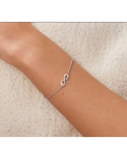 Clogau Tree of Life Sterling Silver Infinity Bracelet with Topaz