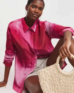 Co-Ord Ombre Print Shirt