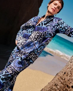 Co-Ord Scarf Print Shirt