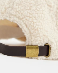 Cream Borg Detail Cap
