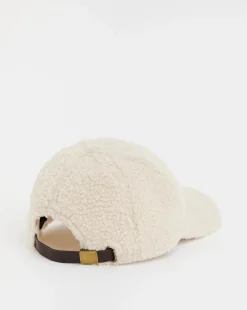 Cream Borg Detail Cap