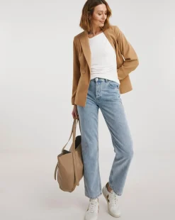 Cream Twist Detail Sleeveless Top