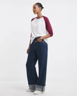 Crew Neck Colour Block Raglan T-Shirt