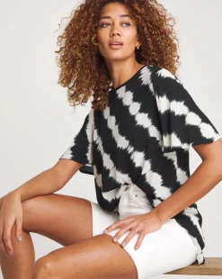 Crinkle Boxy Fluted Sleeve Top