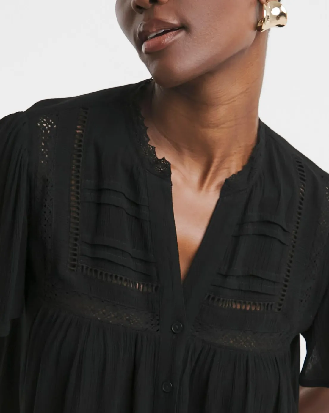 Crinkle Ladder Insert Top