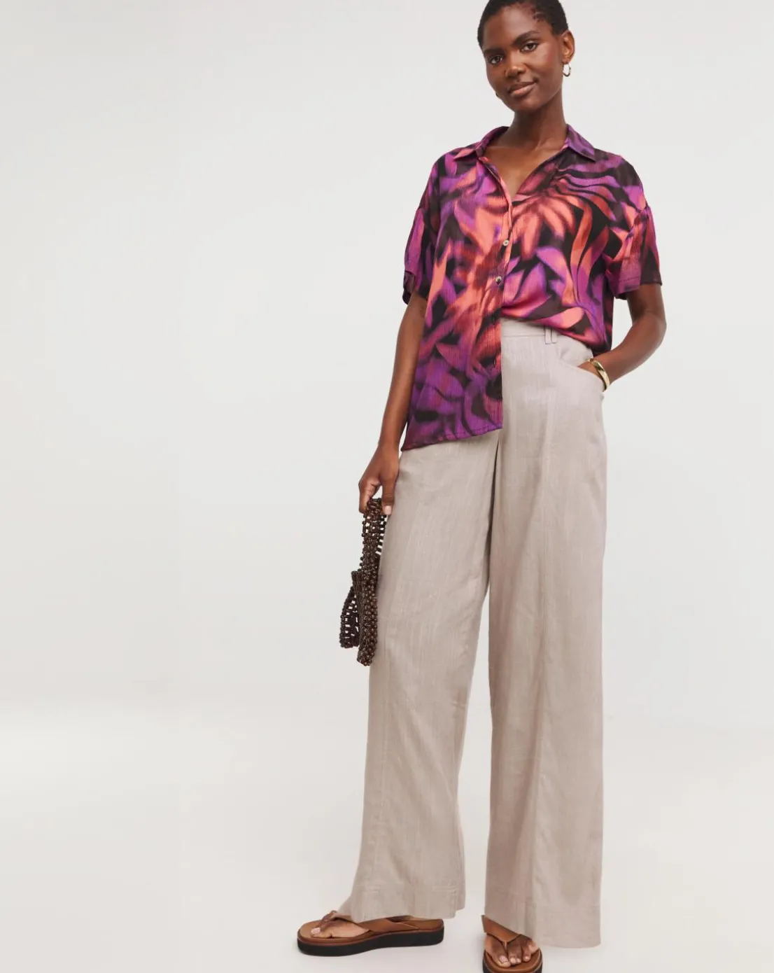 Crinkle Short Sleeve Resort Shirt