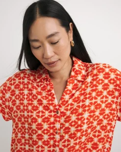 Crinkle Short Sleeve Resort Shirt