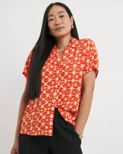 Crinkle Short Sleeve Resort Shirt
