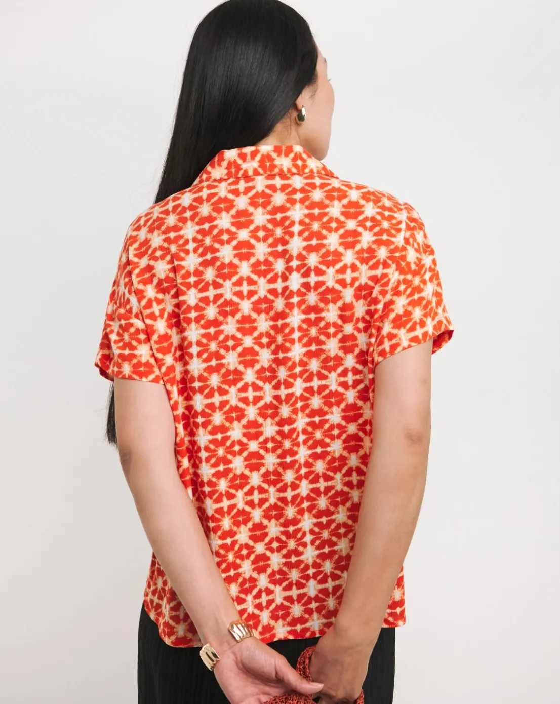 Crinkle Short Sleeve Resort Shirt