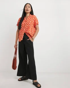 Crinkle Short Sleeve Resort Shirt