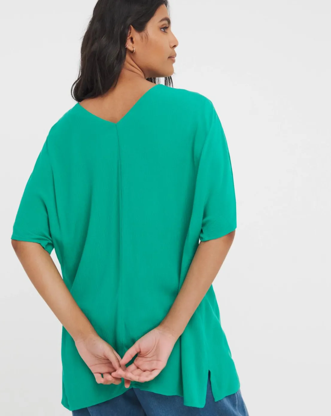 Crinkle Tunic Top