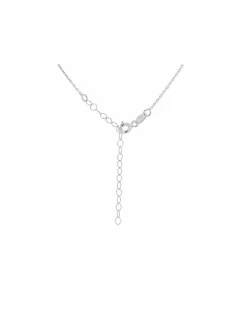 9ct Gold CZ Circle Adjustable Necklace