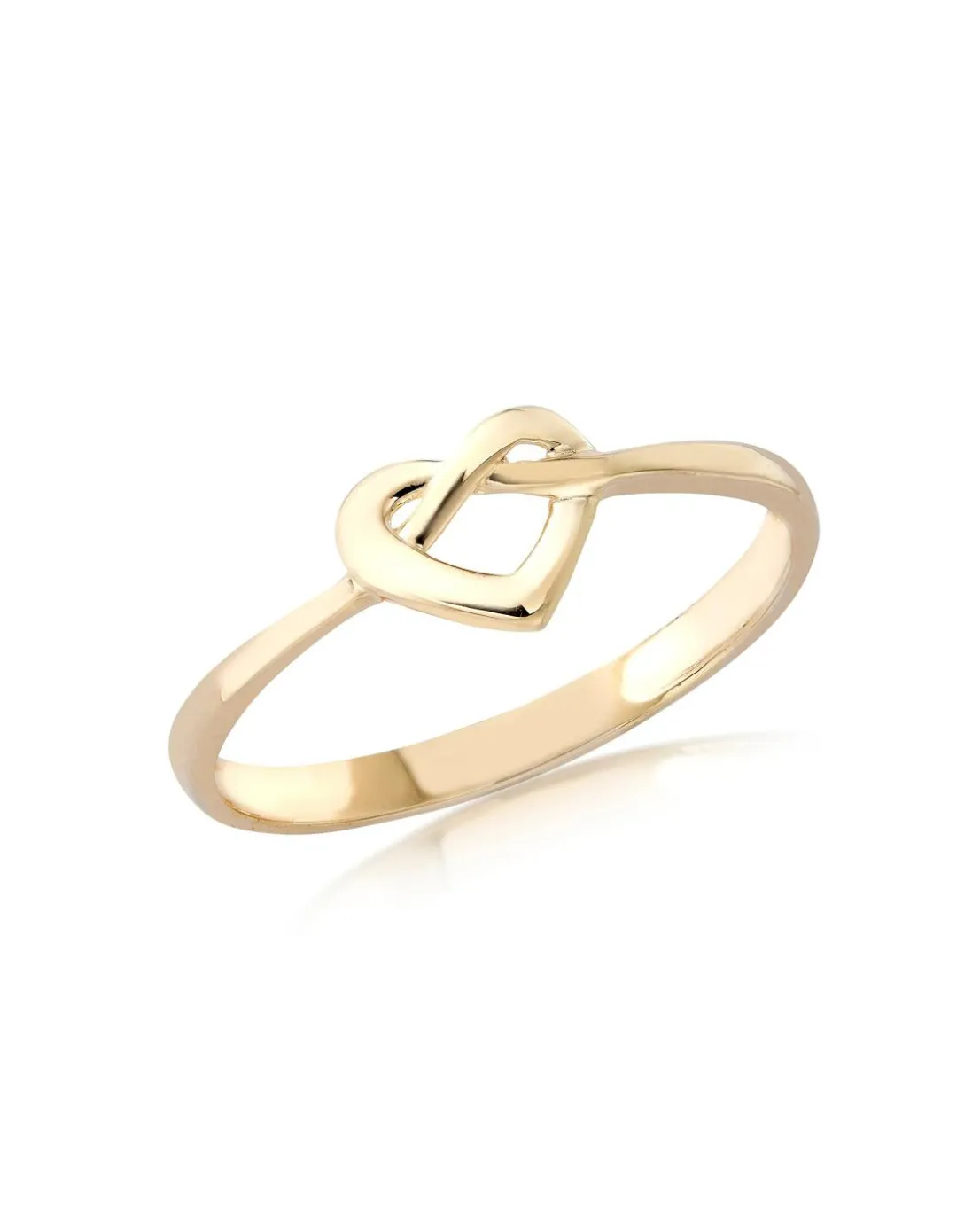 9ct Gold Infinity Heart Ring