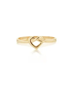 9ct Gold Infinity Heart Ring