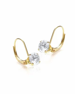 9Ct Gold Round Drop Earrings