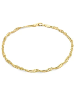 9Ct Gold Twist Curb Bracelet
