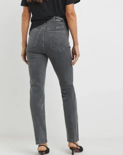 Diamante Grey Slim Leg Jeans