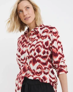 Dipped Back Long Sleeve Shirt