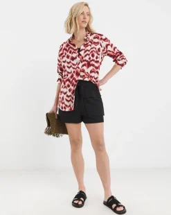 Dipped Back Long Sleeve Shirt